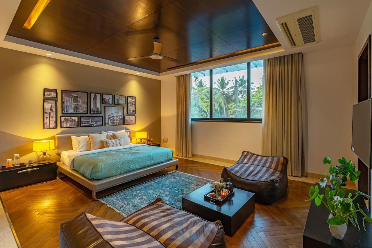 Oceanic Sunsets With River View, Comp Breakfast & Infinity Pool At Stayvista Verem Extérieur photo